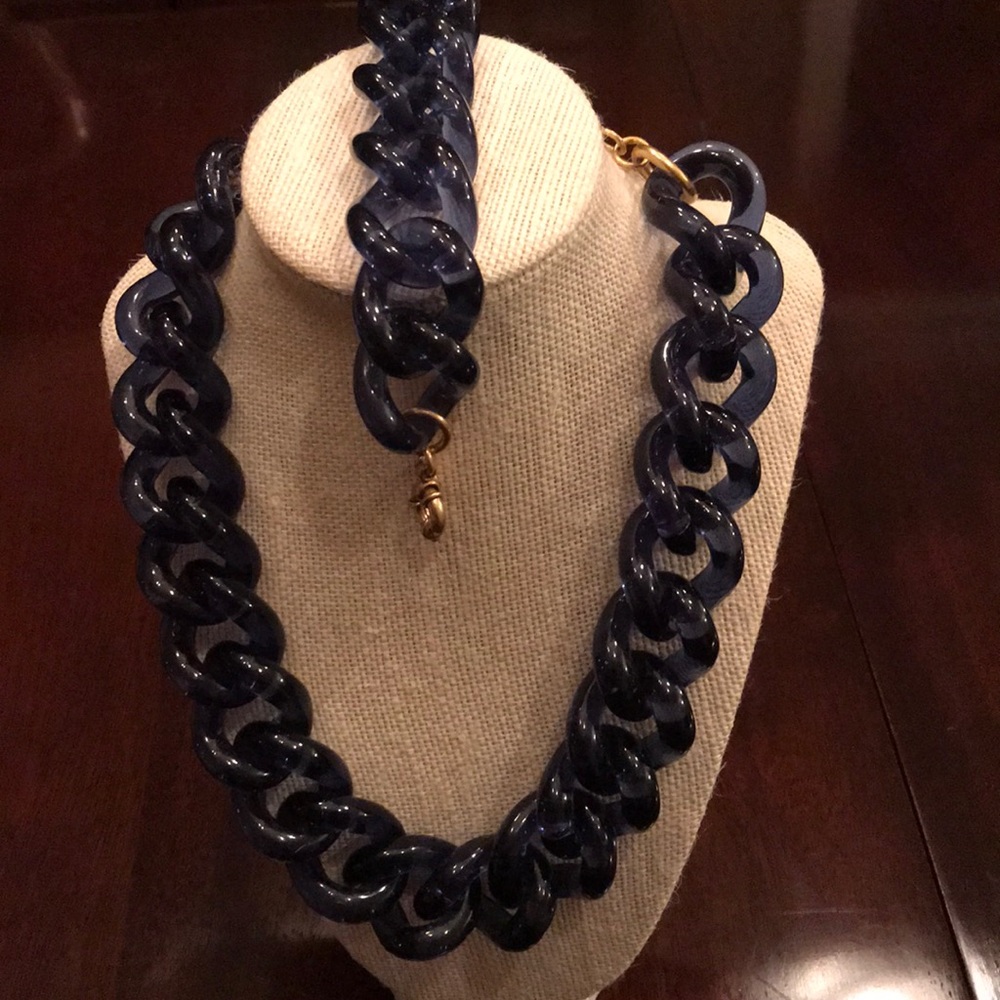 *HOST PICK*  2 pc JCrew necklace & bracelet  Blue